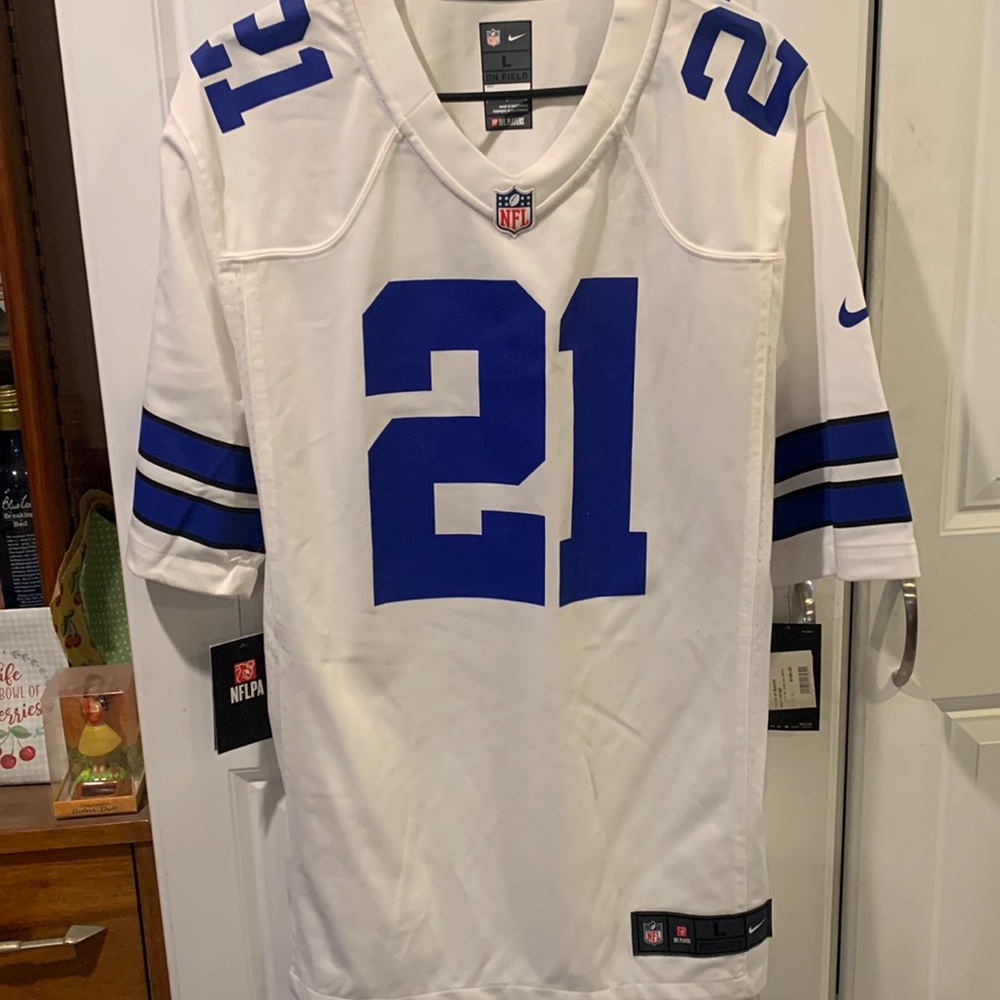 NWT NFL Dallas Cowboys (Ezekiel Elliott)
Men's Game Football Jersey LARGE